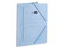 Liderpapel Carpeta de cartón pintado con tres solapas azul formato folio