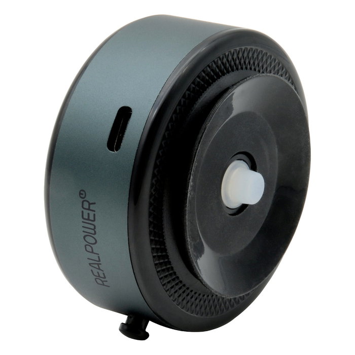 Realpower ChargeAir MAG Car - Soporte Magnético de Coche con Carga Inalámbrica Magsafe y Rápida, USB-C, Color Negro