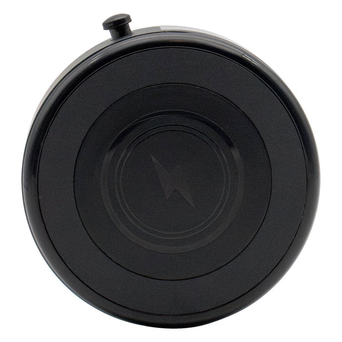 Realpower ChargeAir MAG Car - Soporte Magnético de Coche con Carga Inalámbrica Magsafe y Rápida, USB-C, Color Negro