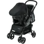NANIA TEXAS Cochecito combinado 2 en 1 0-36 meses - Respaldo regulable + Silla de coche BEONE EVO R129 40-85 cm