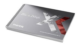 IMPREX Bloc de Dibujo Folio Prolongado Liso 135gr Set de 5