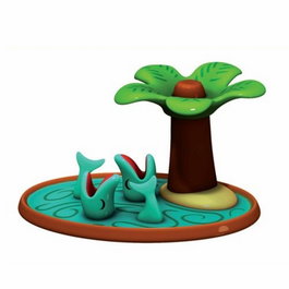 Alessi Little Paradise Estatua de Porcelana