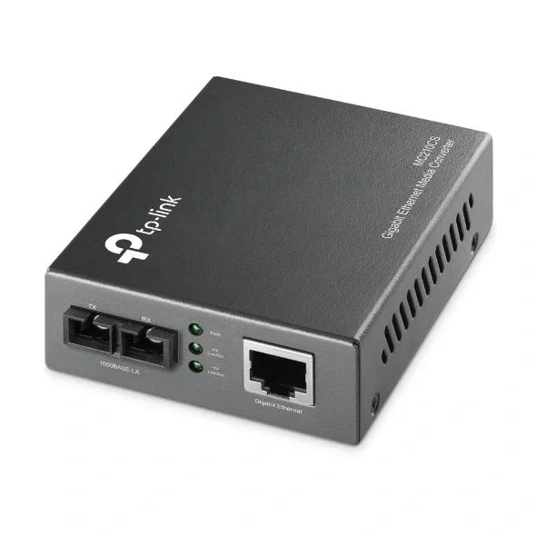 TP-Link MC210CS Convertidor de medio 1000 Mbit/s 1310 nm Monomodo Negro TP-Link MC210CS Convertidor de medio 1000 Mbit/s 1310 nm Monomodo Negro