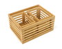 Confortime Set 3 Cajas de Bambú para Organización con 2 Medidas (18x13x13 cm) (4 Unidades)