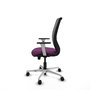 PIQUERAS Y CRESPO Silla de oficina Zulema con mecanismo Sincro/Traslack, Morado y Gris