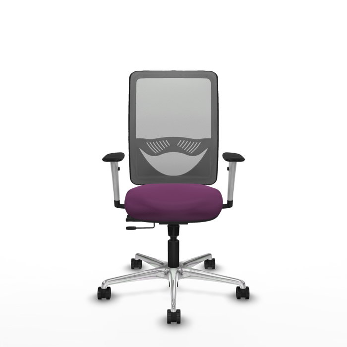 PIQUERAS Y CRESPO Silla de oficina Zulema con mecanismo Sincro/Traslack, Morado y Gris PIQUERAS Y CRESPO Silla de oficina Zulema con mecanismo Sincro/Traslack, Morado y Gris