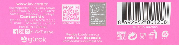 Lav Set 2 Ceniceros Redondos 11 cm Colección Keyf (24 Cajas)