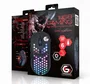 Gembird MUSG-RAGNAR-RX400 Ratón Gaming 10000 DPI 6 Botones LED Ambidextro para Juegos con Cable USB Negro