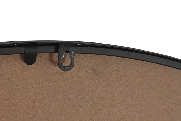 DKD Home Decor Espejo Anxi Redondo Negro
