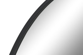 DKD Home Decor Espejo Anxi Redondo Negro