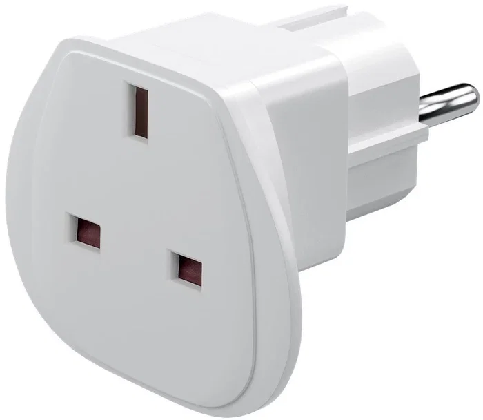 Techly Adaptador de Enchufe Tipo F a Tipo G (RU) Blanco 13A Techly Adaptador de Enchufe Tipo F a Tipo G (RU) Blanco 13A