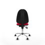 PIQUERAS Y CRESPO Silla de oficina Aýna en Rojo con Base Cromada
