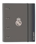 Carpeta de anillas Real Madrid C.F. Gris 27 x 32 x 3.5 cm