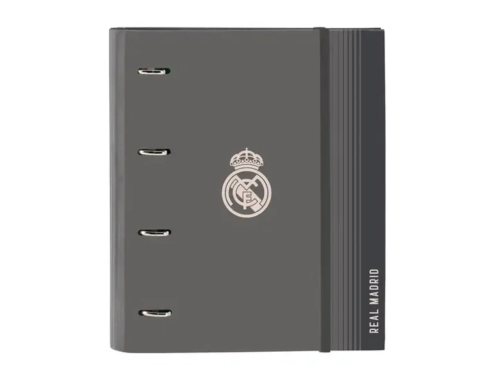 Safta Carpeta de anillas Real Madrid 3ª Equipación 24/25 con 5 separadores y recambio