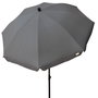 Aktive Garden Sombrilla para jardín 240 cm Protección UV30 Gris