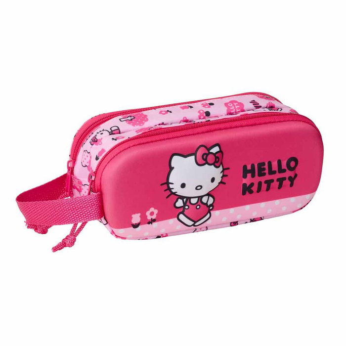 SAFTA Portatodo 3D Hello Kitty Doble Compartimento 21x6x8cm SAFTA Portatodo 3D Hello Kitty Doble Compartimento 21x6x8cm