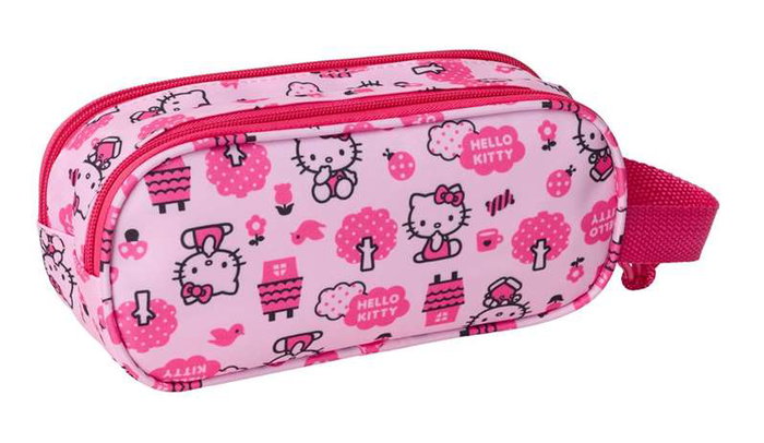 Safta Portatodo Doble 3D Hello Kitty 3D 21x8x6 cm