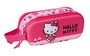 Safta Portatodo Doble 3D Hello Kitty 3D 21x8x6 cm