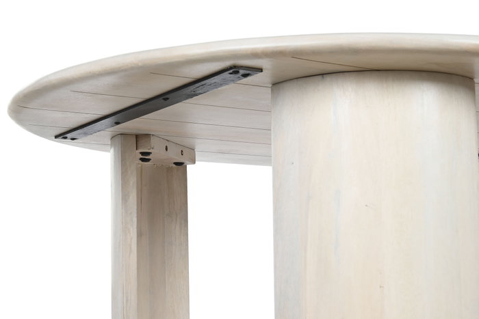 DKD Home Decor Mesa Comedor Mango Blanco 200x100x76 DKD Home Decor Mesa Comedor Mango Blanco 200x100x76
