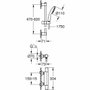 Grohe Conjunto de ducha con mezclador termostático, rociador de 1 chorro, barra de 60 cm y flexo - Cromo