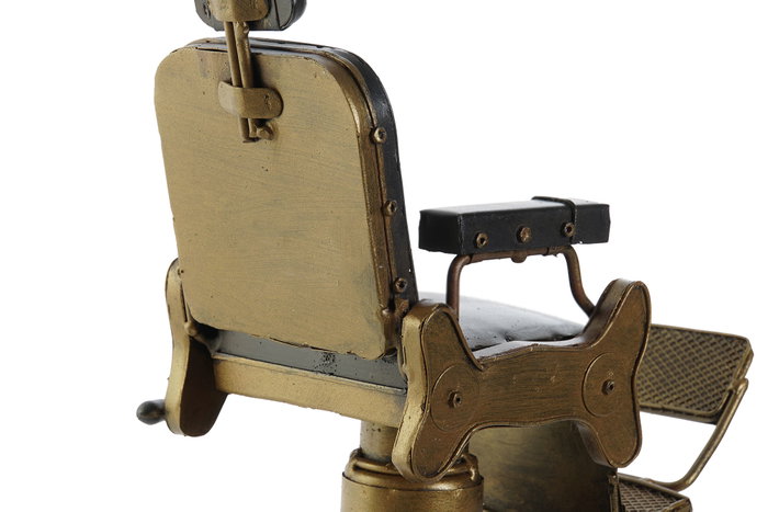 DKD Home Decor Decoración Metal Sillón Barbería Pack de 2