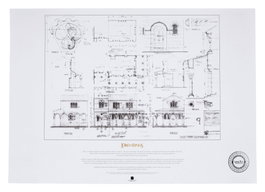 Weta Workshop Litografía El Señor de los Anillos The Courtyard of Minas Tirith 59 x 42 cm