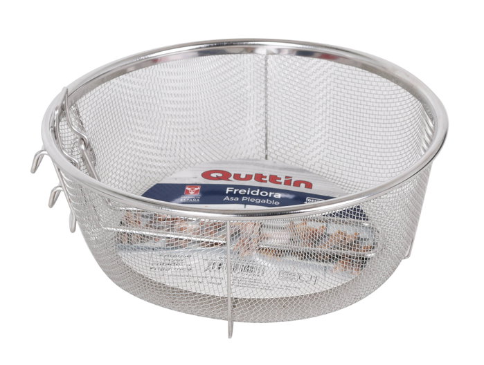 Quttin Freidora Metal 23cm Plegable