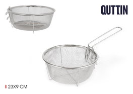 Quttin Freidora Metal 23cm Plegable