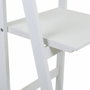 Estantería Alexandra House Living Blanco Madera de Paulonia Madera MDF 38 x 115 x 41 cm Escalera