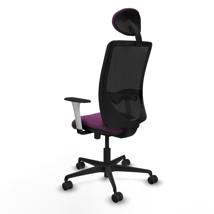 PIQUERAS Y CRESPO Silla de oficina Zulema con mecanismo Sincro/Traslack, Morado y Negro PIQUERAS Y CRESPO Silla de oficina Zulema con mecanismo Sincro/Traslack, Morado y Negro
