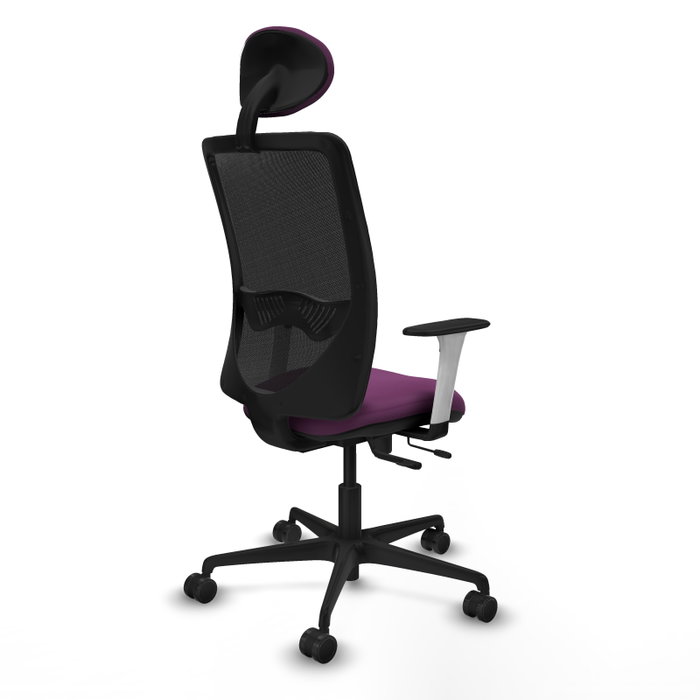 PIQUERAS Y CRESPO Silla de oficina Zulema con mecanismo Sincro/Traslack, Morado y Negro PIQUERAS Y CRESPO Silla de oficina Zulema con mecanismo Sincro/Traslack, Morado y Negro