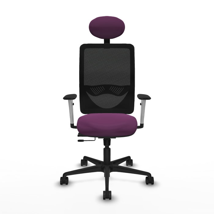 PIQUERAS Y CRESPO Silla de oficina Zulema con mecanismo Sincro/Traslack, Morado y Negro PIQUERAS Y CRESPO Silla de oficina Zulema con mecanismo Sincro/Traslack, Morado y Negro