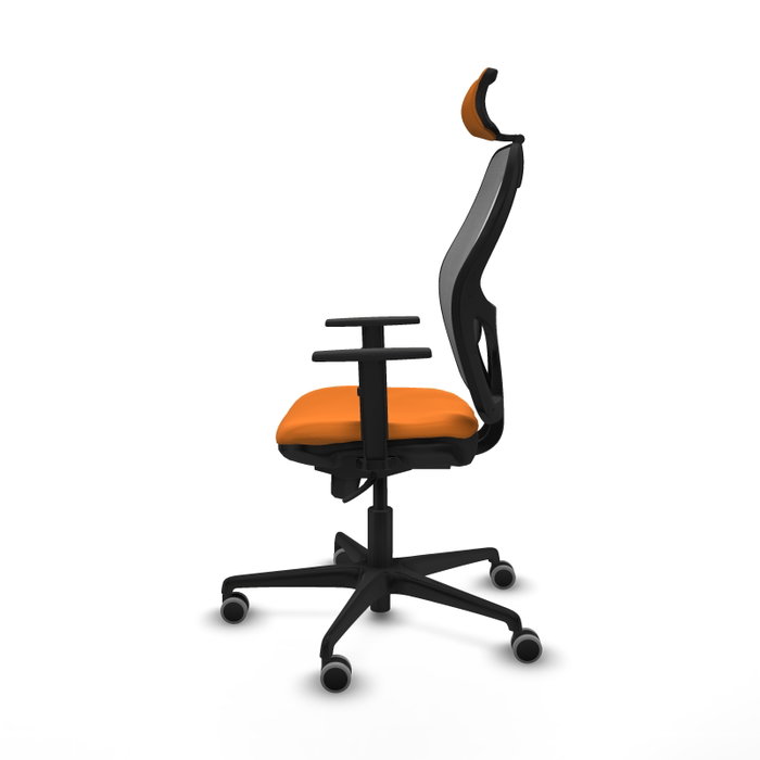 PIQUERAS Y CRESPO Silla de oficina Jorquera Naranja y Gris