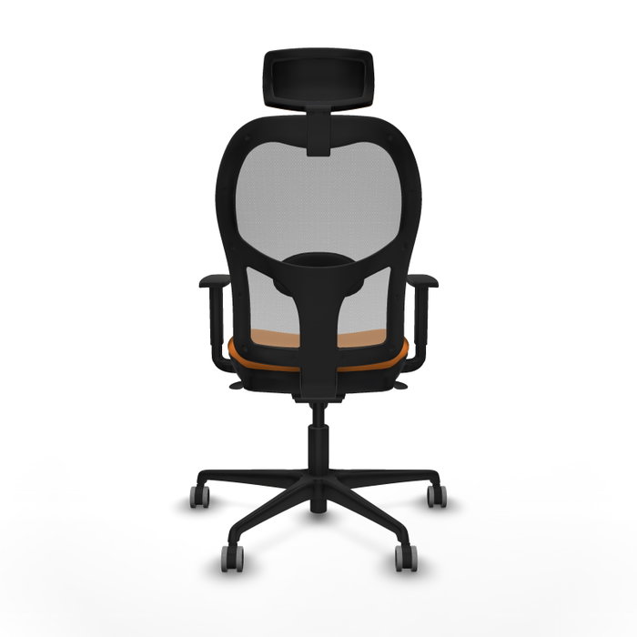PIQUERAS Y CRESPO Silla de oficina Jorquera Naranja y Gris