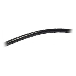 Synergy21 Organizador de cables en espiral flexible 9-65mm 10m negro