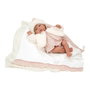 Muñecas Arias Elegance Andie Rosa con Manta de 40 cm