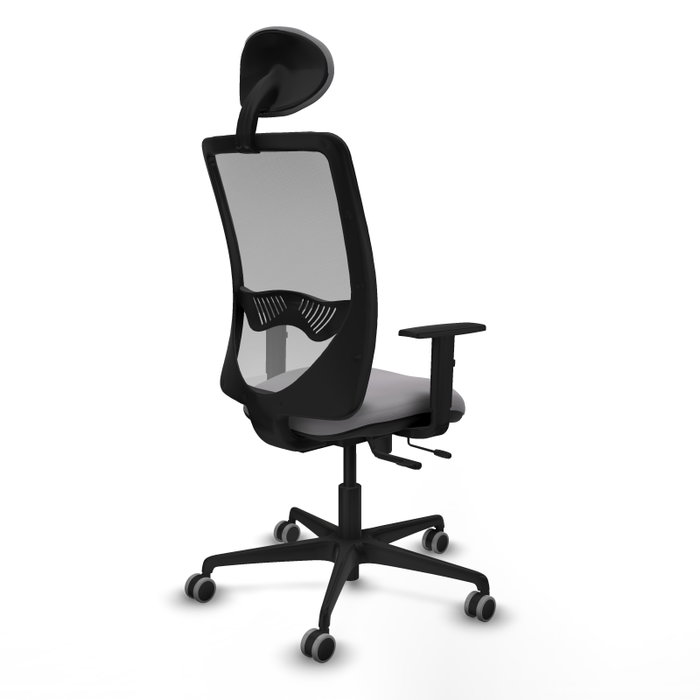 PIQUERAS Y CRESPO Silla de oficina Zulema Gris con mecanismo Sincro/Traslack PIQUERAS Y CRESPO Silla de oficina Zulema Gris con mecanismo Sincro/Traslack