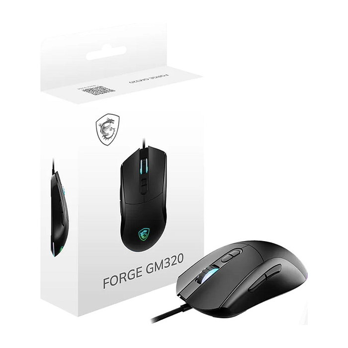 MSI Forge GM320 Gaming Mouse Negro