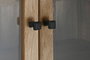 DKD Home Decor Vitrina de Mango y Cristal Natural 200x45x230