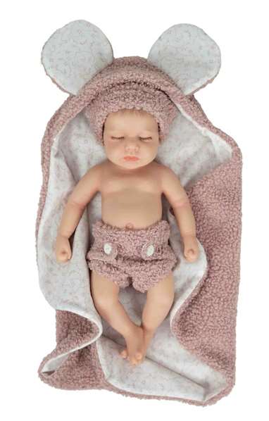 Muñecas Arias Muñeca Real Reborn Arias Alice 35 cm con Manta - Cuerpo de Silicona, Sexo Niña