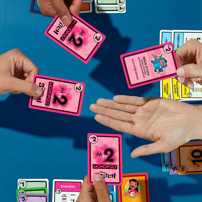 Monopoly Juego de Cartas Monopoly Deal Stitch G2975 Hasbro Disney Español Portugués Monopoly Juego de Cartas Monopoly Deal Stitch G2975 Hasbro Disney Español Portugués