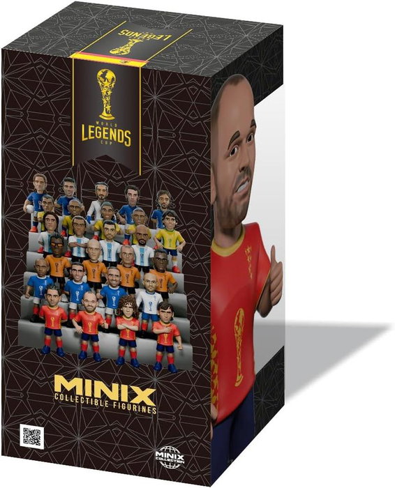 Bandai Figura Minix Andrés Iniesta - Selección Española
