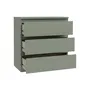 EMOK211U59 Cómoda 3 cajones Verde salvia 77,2 x 42 x 79,8 cm