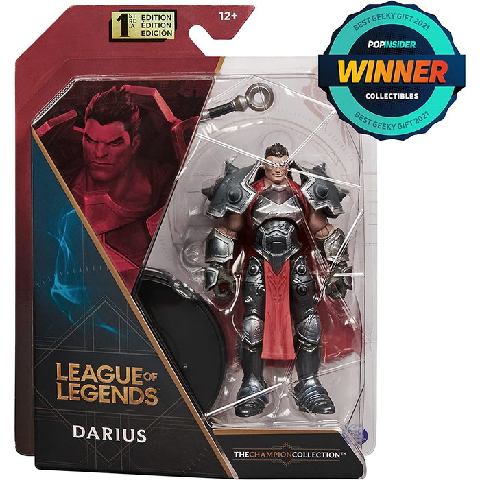Spin Master League of Legends Darius Actionfigur 10cm mit Axt und Ausstellungssockel Spielfigur 6062257 Spin Master League of Legends Darius Actionfigur 10cm mit Axt und Ausstellungssockel Spielfigur 6062257