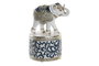 DKD Home Decor Figura de Elefante en Resina Azul y Blanco