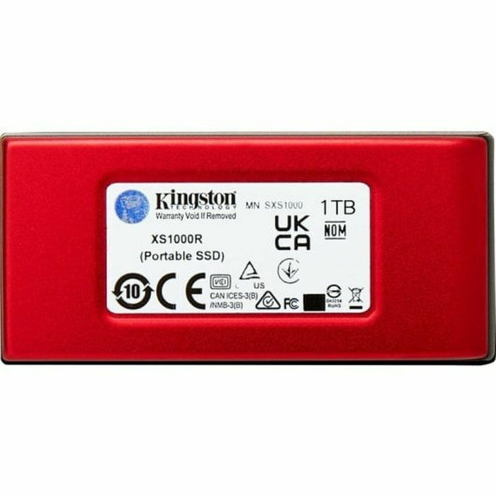 Kingston XS1000 Rojo 1 TB SSD Externo