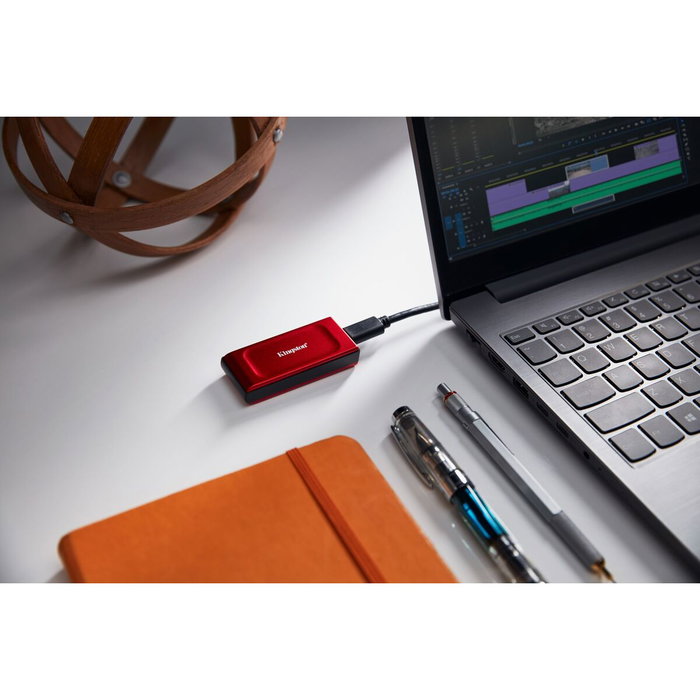 Kingston XS1000 Rojo 1 TB SSD Externo