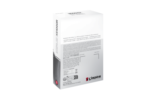 Kingston SSD Externo XS1000R/1000G Rojo 1TB USB 3.2 Gen 2 1050MB/s