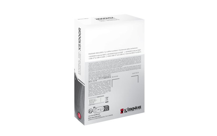 Kingston XS1000 1TB Rojo