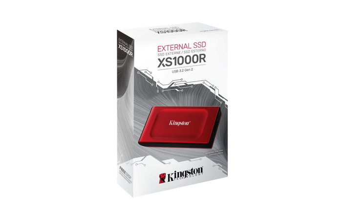 Kingston XS1000 1TB Rojo